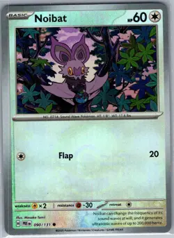 Noibat Poke Ball 090/131 SV: Prismatic Evolutions - Pokemon Card - NM - Image 1