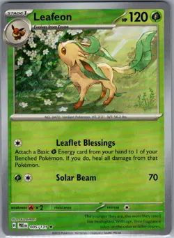 Leafeon Poke Ball 005/131 SV: Prismatic Evolutions - Pokemon Card - NM - Image 1
