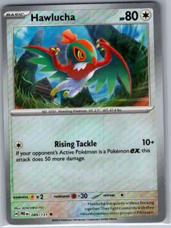 Hawlucha Poke Ball 089/131 SV: Prismatic Evolutions - Pokemon Card - NM - Image 1