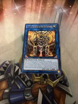 Battle Shogun of the Six Samurai MGED-EN143 Rare Maximum Gold: El Dorado YuGiOh - Image 1