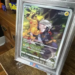 2022 Pokemon TCG Japanese SWSH Dark Phantasma #073 FA Pikachu PSA 10 GEM MINT - Image 2