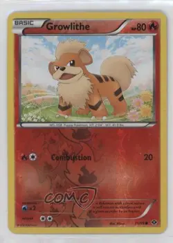 Growlithe Reverse Foil Pokemon Black & White Next Destinies #11 - Image 1