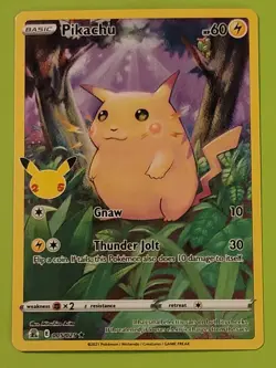 Pokemon TCG Pikachu 25th Celebrations SWSH 005/025 - Image 1
