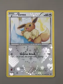 2013 Pokemon Legendary Treasures Radiant Collection RC14/RC25 Eevee - NM/LP - Image 1