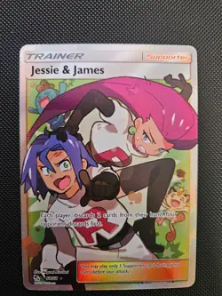 Jessie & James (Full Art) Hidden Fates Ultra Rare 68/68 Pokemon TCG - Image 1