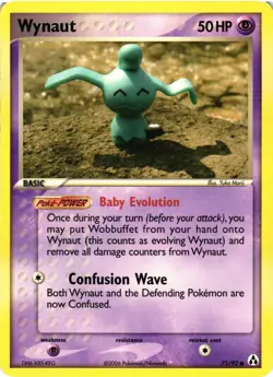 Pokemon TCG Wynaut 71/92 Legend Maker Regular MP - Image 1