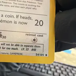 Pokemon Light Wigglytuff Neo Destiny 54/105 1st Edition Uncommon 80 HP - Image 4