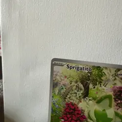 Pokemon TCG Sprigatito 196/193 Sv02 Paldea Evolved Illustration Rare Holo 2023 - Image 2