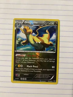 Pokemon NM Dragonite EX and Reverse Holo 2015/2014 #51/108 & #74/111 English - Image 3