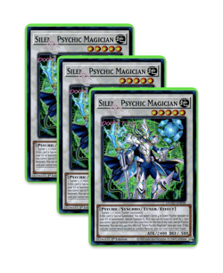 Yugioh! Silent Psychic Magician DUAD-EN038 (SR) 1st Ed 3x "Synchro Support" - Image 1