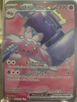 Sv02: Paldea Evolved Pokemon TCG Tinkaton Ex 240/193 - Image 1