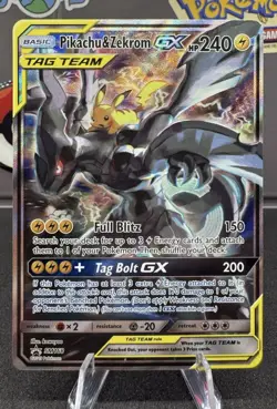 Pokemon TCG: Pikachu & Zekrom GX Black Star Promo SM168 Near Mint - Image 1
