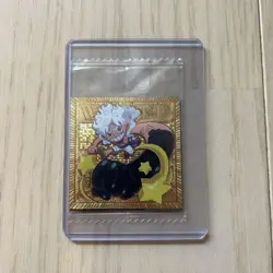 One Piece Card Great Pirate Seal Wafer 12Th Goldusgr Luffy Front And Back - Image 1