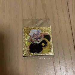 One Piece Card Great Pirate Seal Wafer 12Th Goldusgr Luffy Front And Back - Image 3