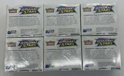 Lot of (6) Pokemon TCG Sword & Shield Brilliant Stars Booster Boxes SEALED NEW - Image 3