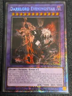 Yu-Gi-Oh! TCG Darklord Evening Star BPRO-EN036 Starlight 1st Edition NM - Image 1