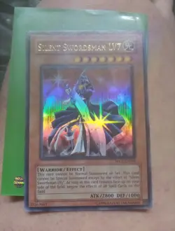 Yugioh Silent Swordsman LV7 WC5-EN001 Ultra Rare Unlimited Moderately Played - Image 1