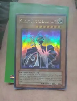 Yugioh Silent Swordsman LV7 WC5-EN001 Ultra Rare Unlimited Moderately Played - Image 2
