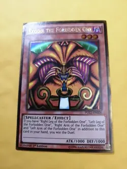 ( EXODIA OF THE FORBIDDEN ONE ) - Gold Rare - PGL2-EN026 - 1st - MP - Yu-Gi-Oh - Image 1