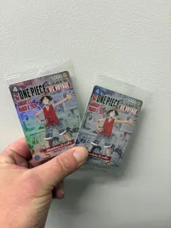 (SEALED) One Piece Monkey.D.Luffy College Basketball US Voyage Promo Card - Image 1