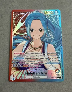 One Piece TCG - Nefeltari Vivi EB03-001 Alt Art Leader AA Heroines Ed NM - Image 1