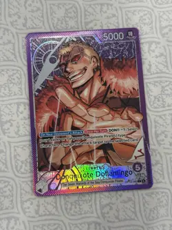 Donquixote Doflamingo OP14-060 Leader Alt Art Foil One Piece Azure Sea's Seven - Image 1