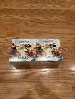 Disney Lorcana Fabled Illumineer’s Trove Sealed Box 8 Booster Packs Per Box Lot - Image 1