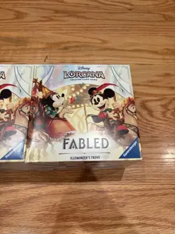 Disney Lorcana Fabled Illumineer’s Trove Sealed Box 8 Booster Packs Per Box Lot - Image 2