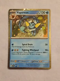 Vaporeon - 168 (Cosmos Holo) 168 Sv: Scarlet & Violet Promo Cards Holo - Image 1