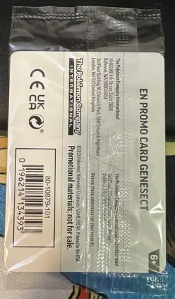 Pokemon Phantasmal Flames Genesect Promo Card Sealed - Image 2
