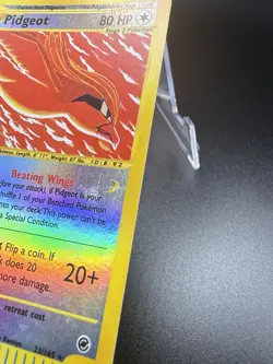 Pokemon Pidgeot Reverse Holo Rare Card Expedition Base Set 059/165 80 HP - Image 2