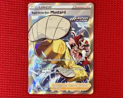 Rapid Strike Style Mustard TG27/TG30 Brilliant Stars Ultra Rare Pokemon Card NM - Image 1