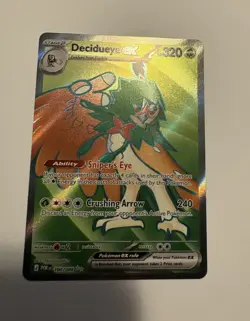 Pokemon TCG Decidueye EX 100/088 Perfect Order Ultra Rare NM Card - Image 1