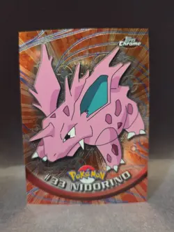 Nidorino - Foil - Pokemon TOPPS Chrome #33 TV Animation Edition Card - Image 1