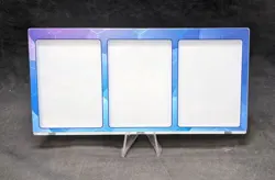 3-Card BLUE Magnetic Acrylic Display Case for Pokemon TCG - Image 1