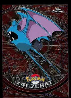 Pokemon Card - Zubat Topps Chrome TV Animation Edition 41 Foil - Image 1