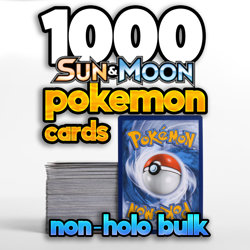 1000 Pokemon Sun & Moon Era Lightly Played Pokemon Cards - Bulk Lot Pack - Image 1