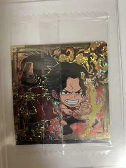 One Piece Card One Piece Wafer Seal Gold Parallel - Image 2