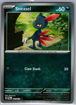 Sneasel (Master Ball) 061/131 SV: Prismatic Evolutions - Pokemon Card - NM - Image 1