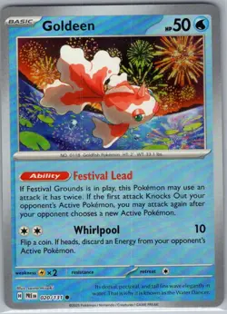 Goldeen Poke Ball 020/131 SV: Prismatic Evolutions - Pokemon Card - NM - Image 1