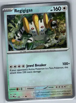 Regigigas Poke Ball 086/131 SV: Prismatic Evolutions - Pokemon Card - NM - Image 1
