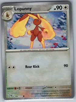 Lopunny (Master Ball) 084/131 SV: Prismatic Evolutions - Pokemon Card - NM - Image 1