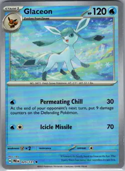 Glaceon (Poke Ball) 025/131 SV: Prismatic Evolutions - Pokemon Card - NM - Image 1