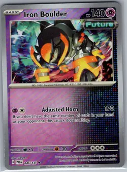 Iron Boulder Poke Ball 046/131 SV: Prismatic Evolutions - Pokemon Card - NM - Image 1