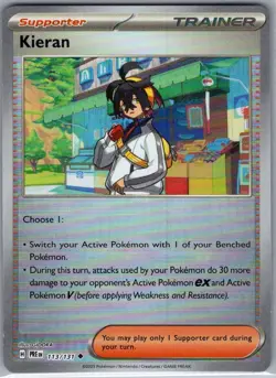 Kieran Poke Ball 113/131 SV: Prismatic Evolutions - Pokemon Card - NM - Image 1