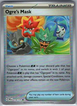 Ogre's Mask Poke Ball 118/131 SV: Prismatic Evolutions - Pokemon Card - NM - Image 1