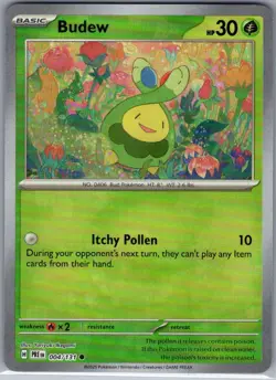 Budew Poke Ball 004/131 SV: Prismatic Evolutions - Pokemon Card - NM - Image 1