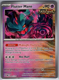 Flutter Mane (Master Ball) 043/131 SV: Prismatic Evolutions - Pokemon Card - NM - Image 1