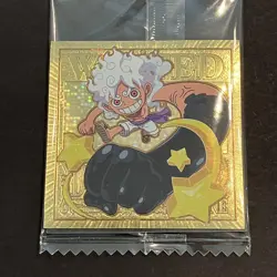 One Piece Card One Piece Seal Wafer 12 Goldfront Luffy Back Sanji - Image 1