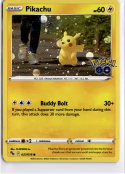 Pikachu - (Cosmos Holo) Promo Miscellaneous Cards & Products 027/078 NM - Image 1